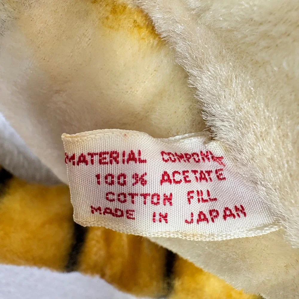 Vintage Montgomery Ward Tiger Plush Stuffed Animal Made in‎ Japan TLC SEE PHOTOS